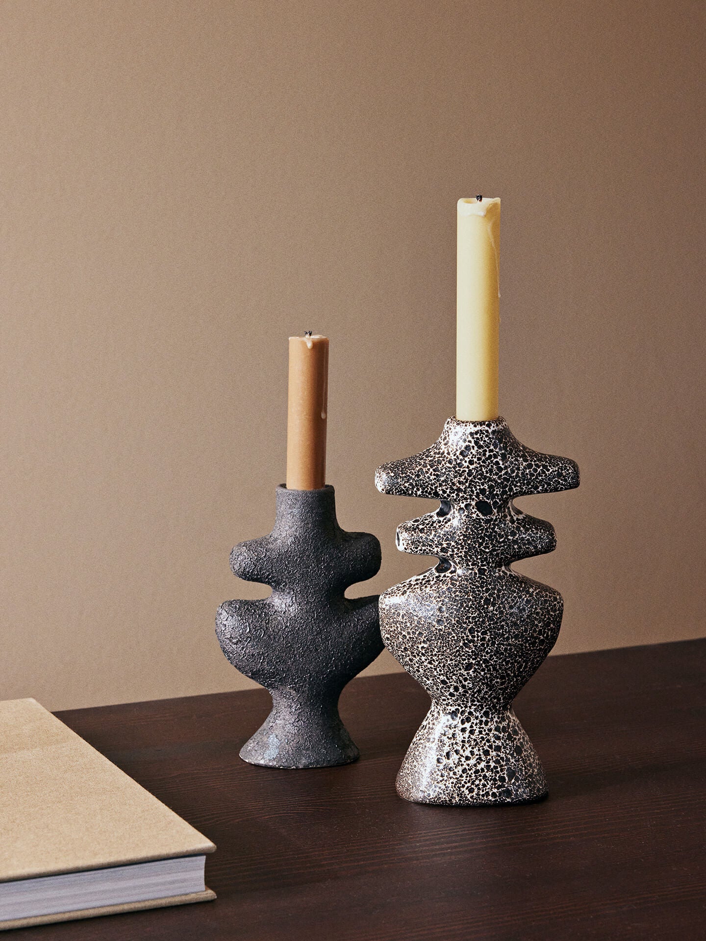 Yara Candle Holder - Small - Rustic Iron - Image 2