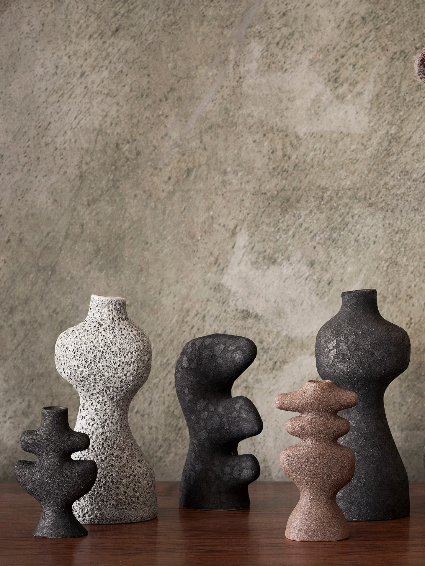 Yara Candle Holder - Small - Rustic Iron - Image 3